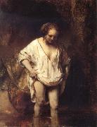 Hendrickje Bathing in a River REMBRANDT Harmenszoon van Rijn